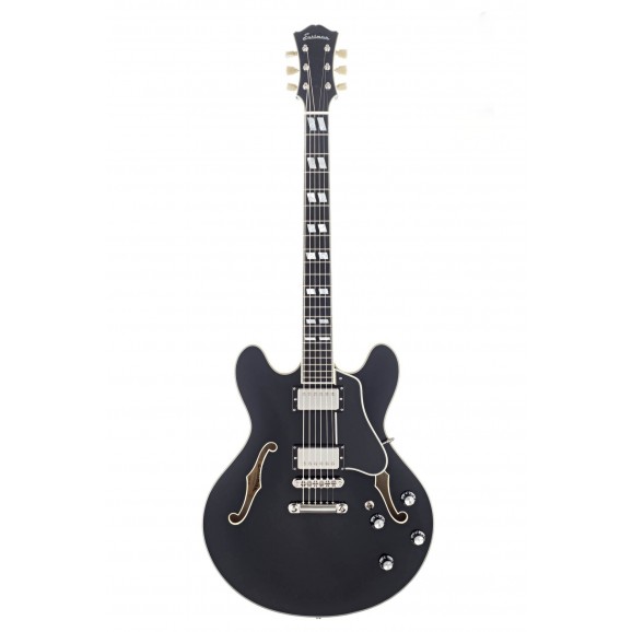 Eastman T486 Hollowbody Electric Guitar in Black