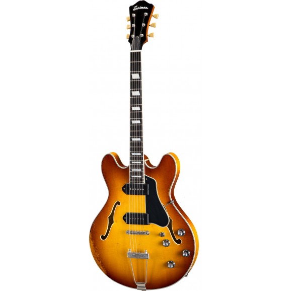 Eastman T64/v-T-GB Hollowbody Guitar in Goldburst