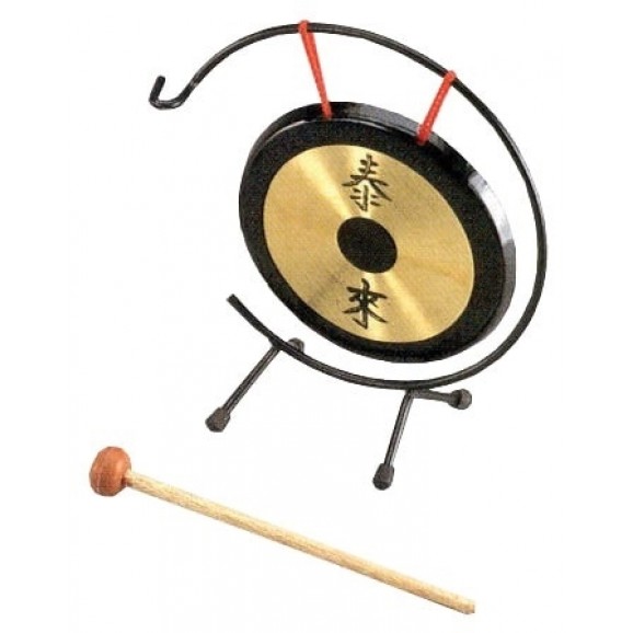 Mitello 10" Gong with Stand and Beater