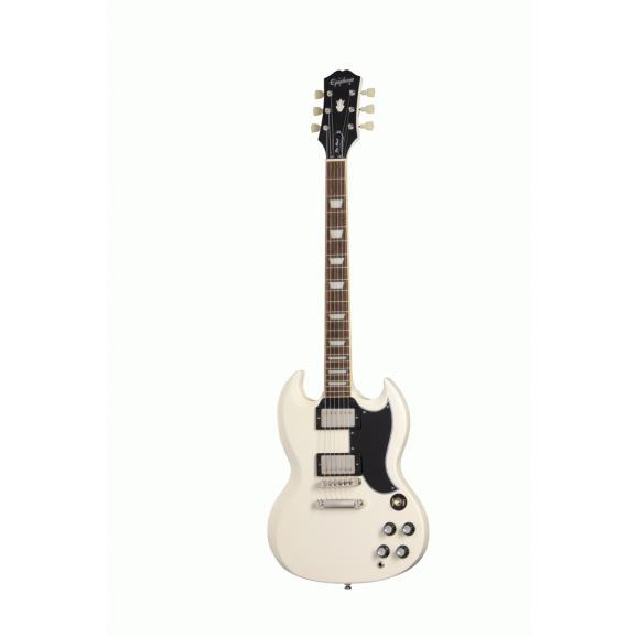 Epiphone 1961 Les Paul SG Standard Electric Guitar in Aged Classic White