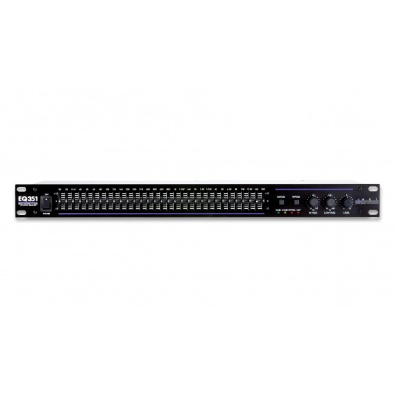 ART - EQ351 Single Channel 31-Band Graphic Equalizer with Selectable Range - Rack Mount