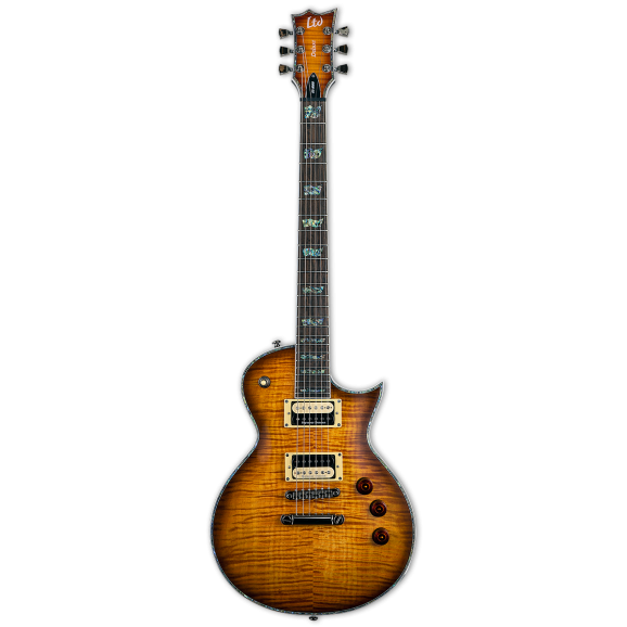 ESP / LTD EC1000 Electric Guitar in Amber Sunburst