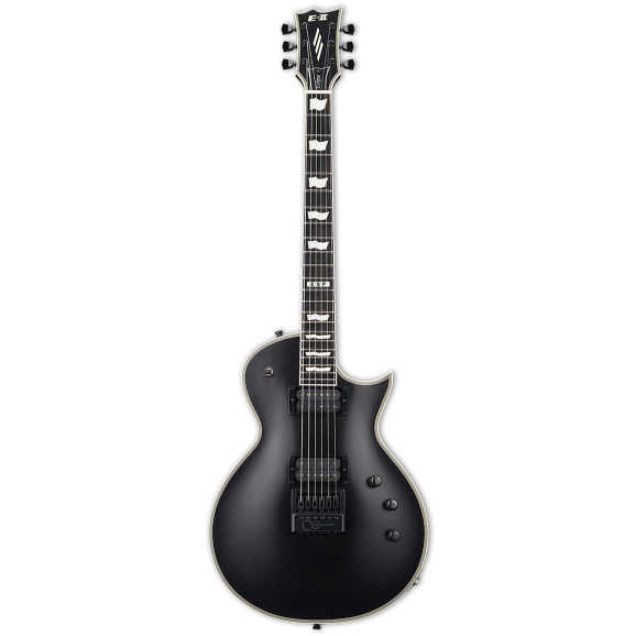 ESP E-II Eclipse Evertune Electric Guitar w/Case in Black Satin