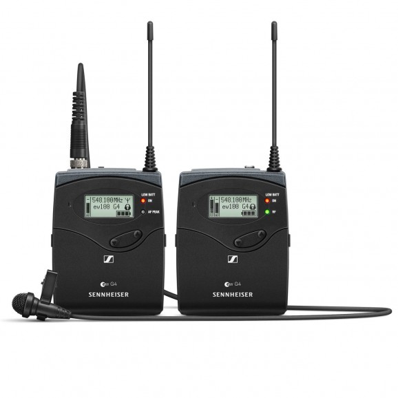Sennheiser EW 112P G4-B Portable Wireless Lapel Microphone System