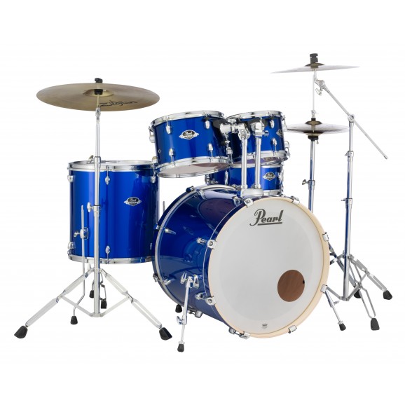 Pearl Export 22" Fusion Plus Drum Kit in High Voltage Blue