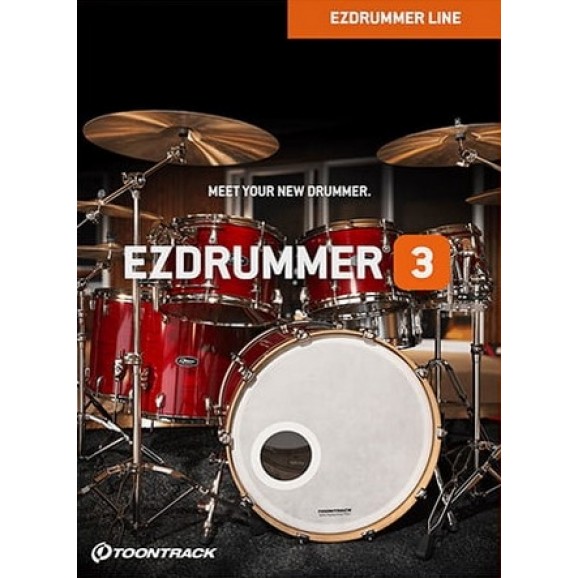 Toontrack EZDrummer 3 Virtual Drummer Software (Software Serial Number)