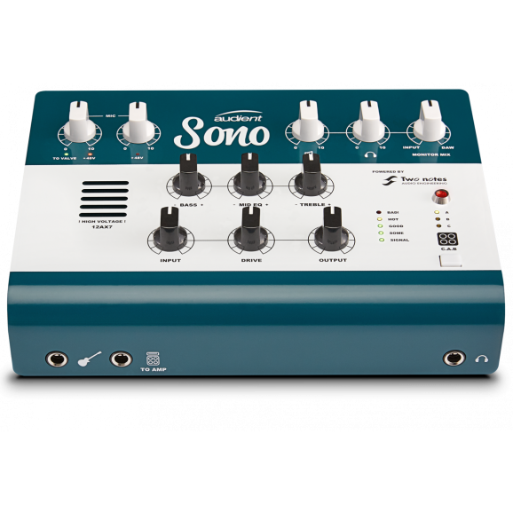 Audient Sono - Valve Guitar Preamp Powered by TwoNotes Torpedo