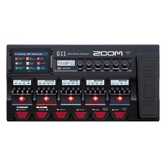 Zoom G11 Guitar Multi Effects Pedal and Amp Simulator