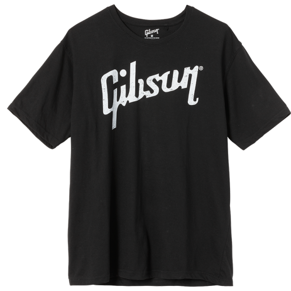 Gibson - Gibson Distressed Logo T-Shirt - Medium
