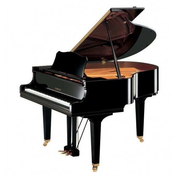 Yamaha GC1MPE Grand Piano with Bench - Polished Ebony 