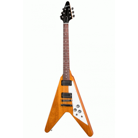 Gibson Flying V Electric Guitar in Antique Natural 