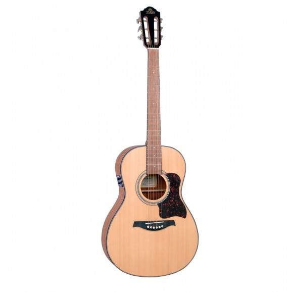 Gilman GPA10E Parlour Sized Acoustic / Electric Guitar