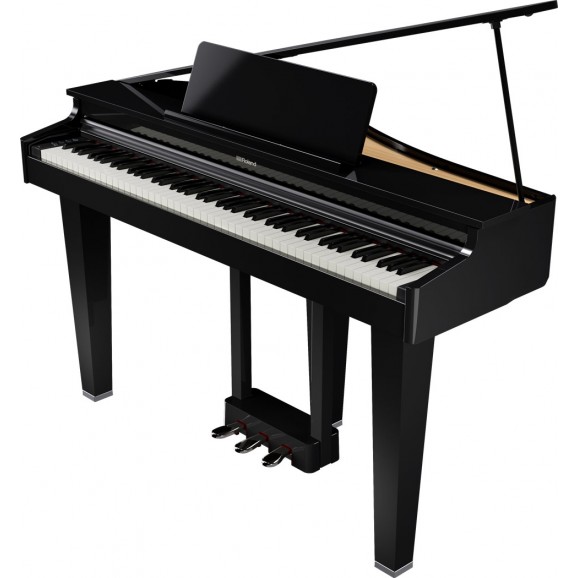 Roland GP-3 Digital Grand Piano in Polished Ebony with Piano Bench