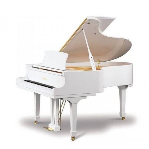 Beale GP148 Baby Grand Piano in White 
