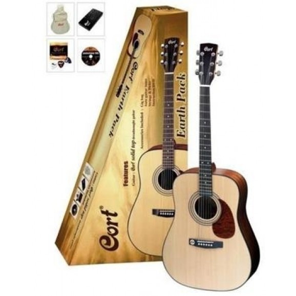 Cort Earth 60 Dreadnought Acoustic Pack