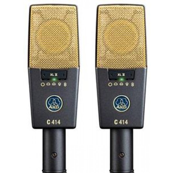 AKG C414 XL II Matched Pair Microphones