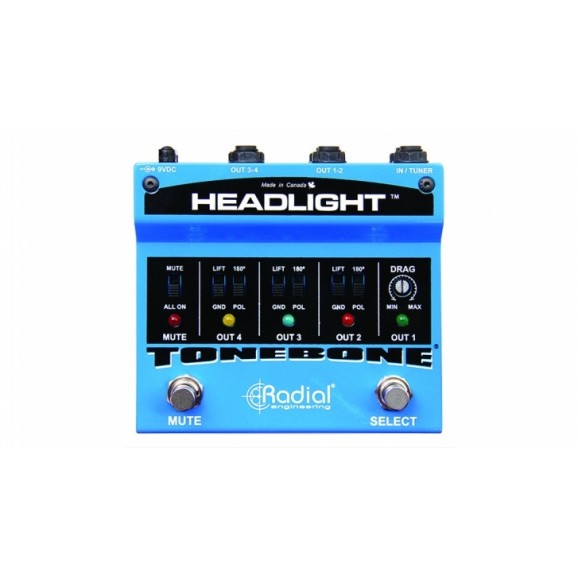 Radial Headlight Amp Switcher