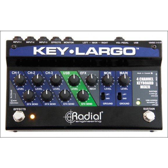 Radial Key Largo Keyboard Mixer and DAC