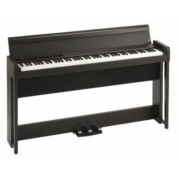 Korg C1 88 Note Digital Piano in Brown Woodgrain