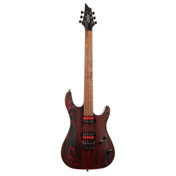 Cort KX300 Electric Guitar in Etched Black Red