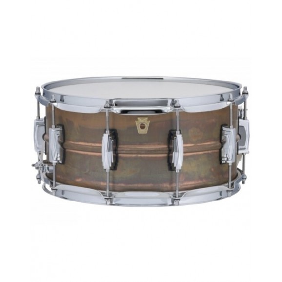 Ludwig 14" x 6.5" Copper Phonic Raw Shell Imperial Snare Drum