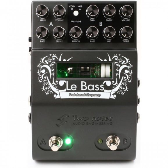 Two Notes Le Bass Dual Channel Tube Preamp Pedal