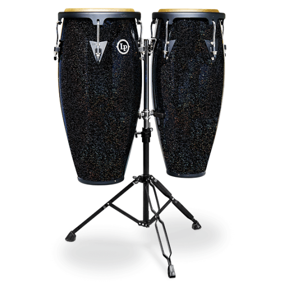 LP Aspire 10" / 11" Black Magic Congas with Double Stand