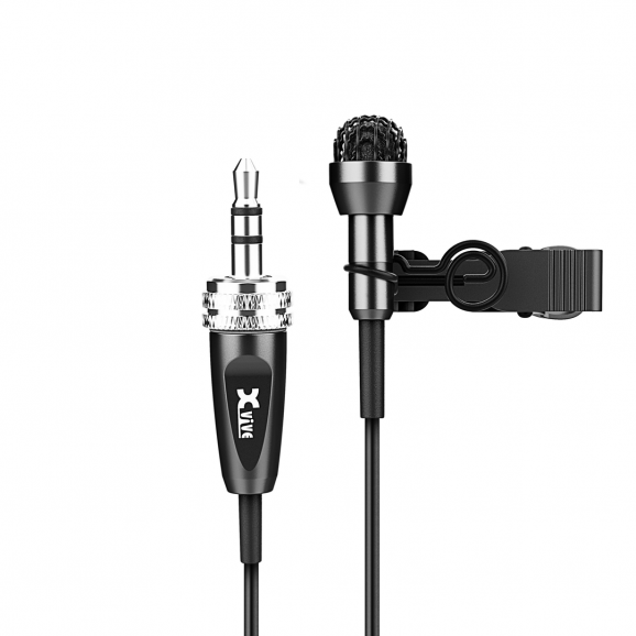 Xvive LV1 Lavalier Microphone with Lock Function - TRS Type Connector