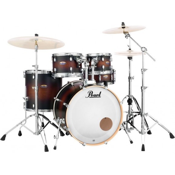 Pearl Decade Maple 20" Fusion Drum Kit with Hardware in Satin Brown Burst