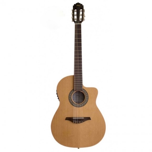 Manuel Rodriguez C11 Classical Guitar with Cutaway and Pickup in Walnut