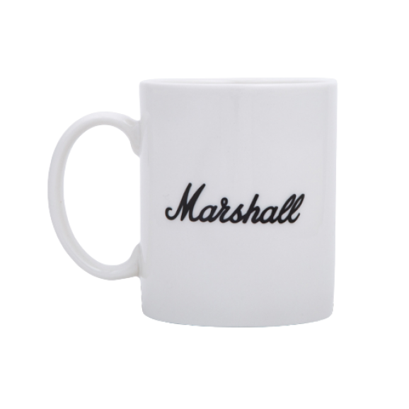 Marshall Signature Coffee Mug in White