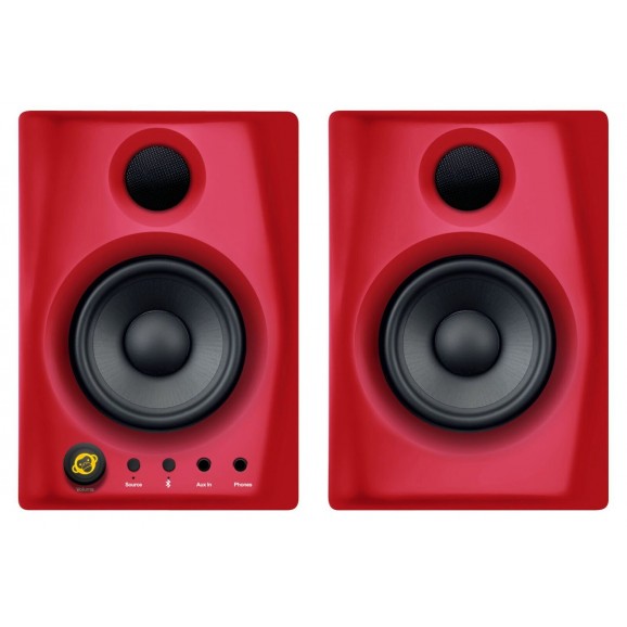 Monkey Banana - Gibbon Air 2.0 Studio Monitors with Bluetooth - Pair (Red)