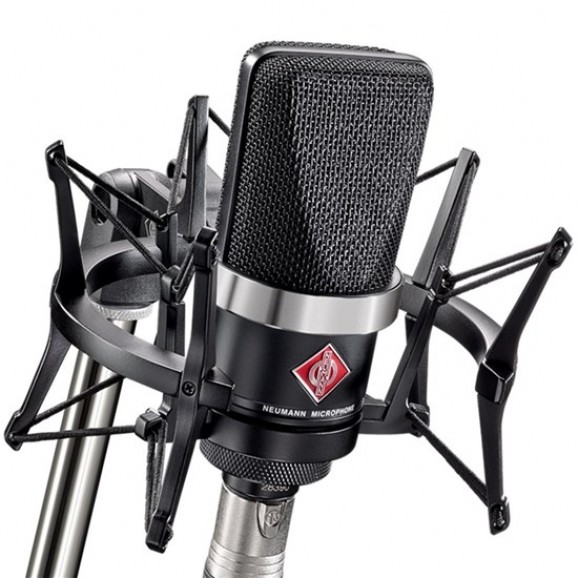 Neumann TLM102 Studio Set Microphone in Black Plus Shock Mount
