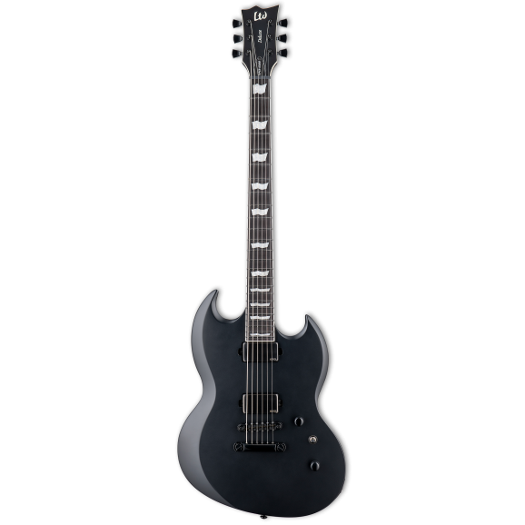 ESP LTD VIPER-1000 BARITONE Black Satin Electric Guitar