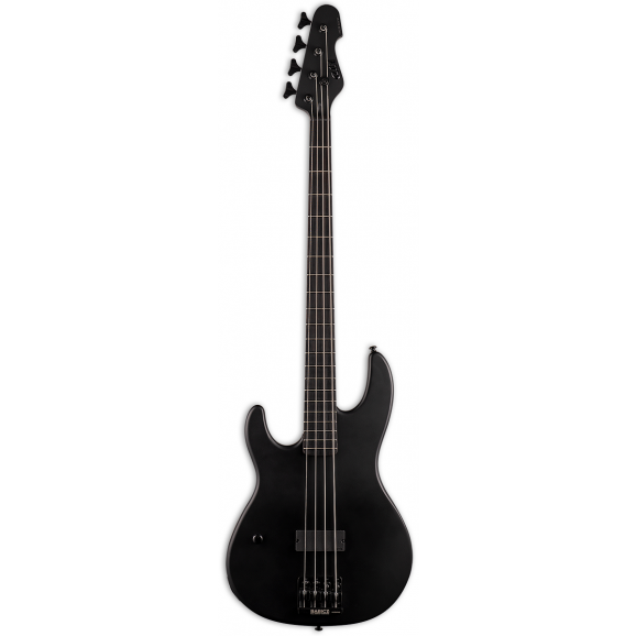 ESP LTD AP-4 Black Metal Bass Left Handed in Black Satin