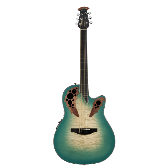 Ovation CE44X-9B Celebrity Elite Guitar in Exotic Mint Burst
