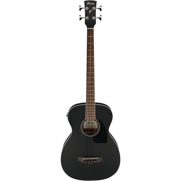 Ibanez PCBE14MH WK Acoustic Electric Bass Guitar in Weathered Black