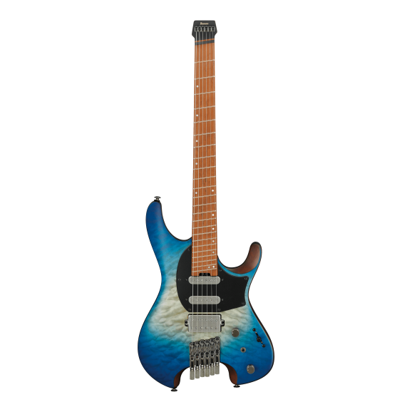 Ibanez QX54QMBSM Electric Guitar in Blue Sphere Burst Matte