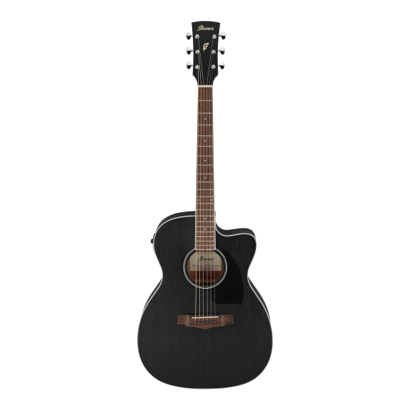 Ibanez PC14MHCE Grand Concert Acoustic Electric Guitar in Weathered Black