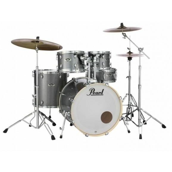 Pearl Export Plus 20" Fusion 5pce Drum Kit Package in Grindstone