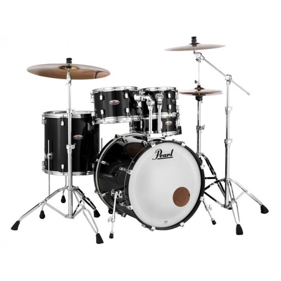 Pearl Decade Maple 20" Fusion Drum Kit with Hardware in Black Ice