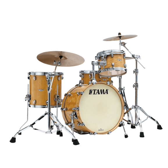 Tama Starclassic Maple 4 Piece Shell Pack in Gloss Natural Movingui