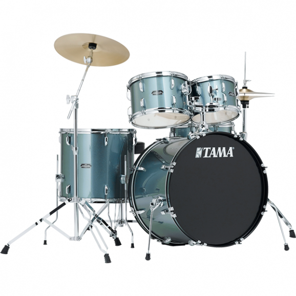 Tama SG50H5C Stagestar Drumkit Package in Charcoal Silver