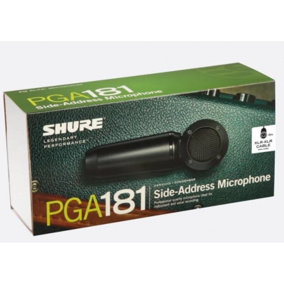 Shure PGA181 XLR Side Address Condenser Microphone