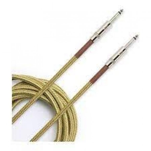 Planet Waves PW-BG-20TW Custom Series Braided Instrument Cable in Tweed, 20'