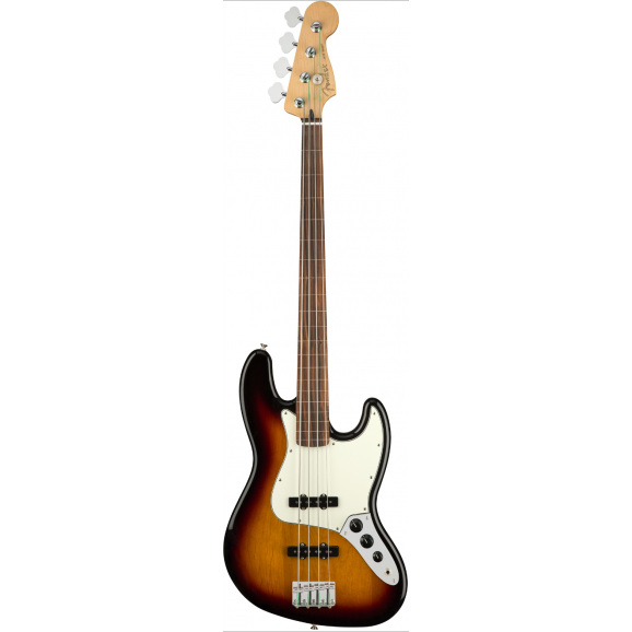 Fender Player Jazz Bass Fretless in 3 Colour Sunburst 