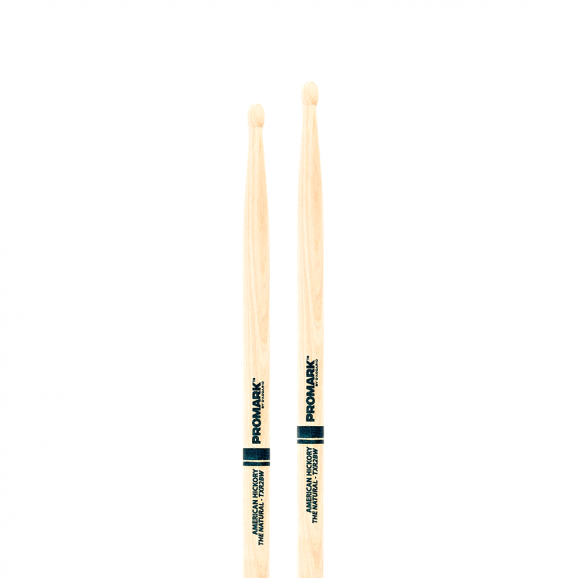 ProMark Hickory 2B "The Natural" Wood Tip drumstick