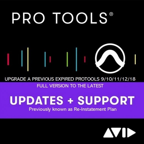 AVID Pro Tools 1-Year Upgrade with Software Updates + Support Plan Reinstatement - Serial  ( Limited offer while stocks last)