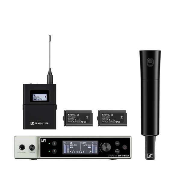 Sennheiser EW-DX SK / SKM-S Wireless Microphone Base Set (R1-9: 520 - 607.8 MHz) 