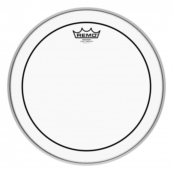 Remo 15" Clear Pinstripe Crimplock Marching Tom Drumhead 